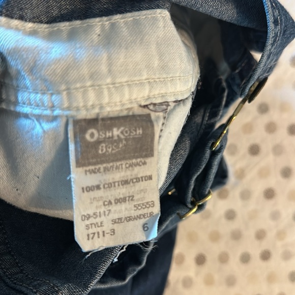 Osh Kosh shorts overalls size 6 BRAND NEW - Picture 7 of 7
